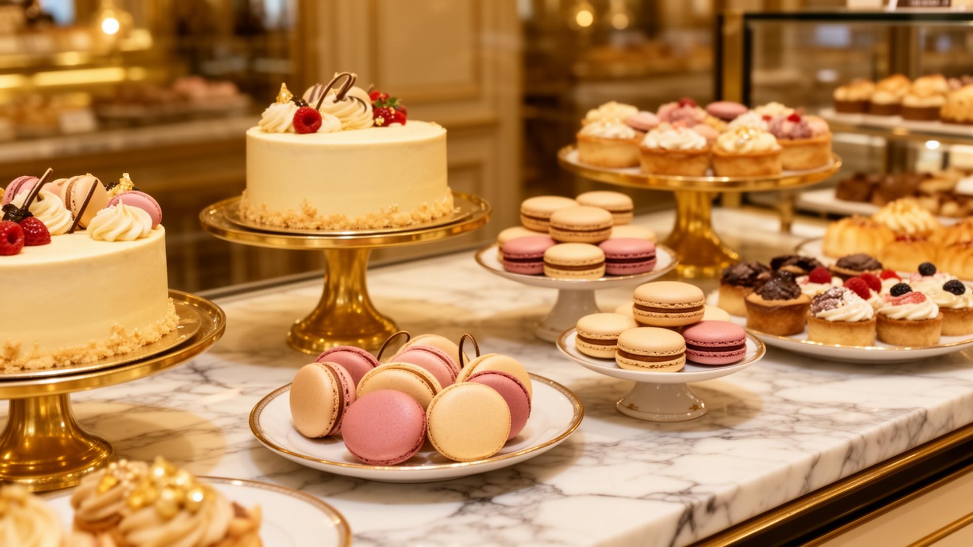 Sélection de pâtisseries artisanales Pâtisserie Noor